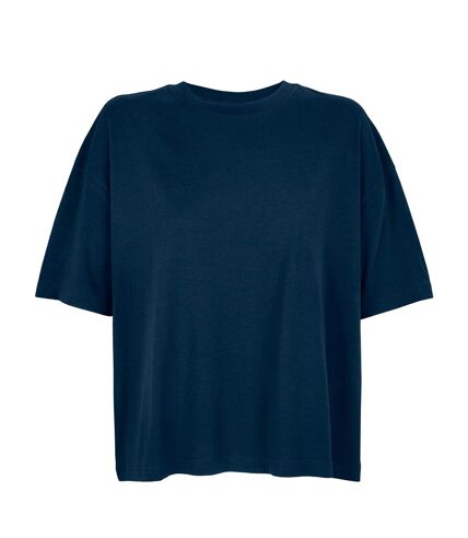 SOLS Womens/Ladies Boxy Oversized T-Shirt (French Navy) - UTPC4940