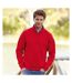 Fruit Of The Loom Mens Premium 70/30 Zip Neck Sweatshirt (Red) - UTRW3166