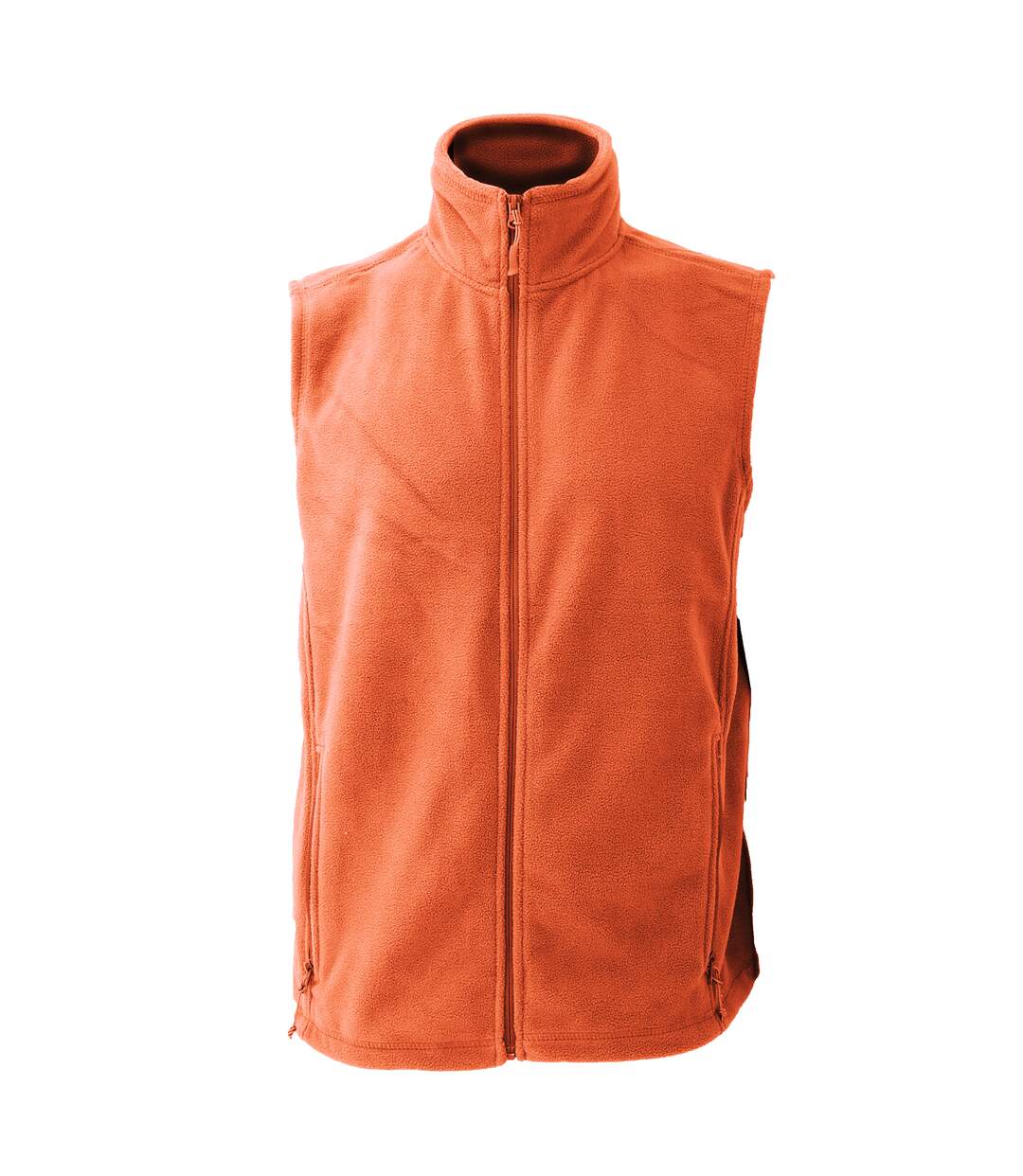 L gilet polaire sans manches homme orange Russel-1