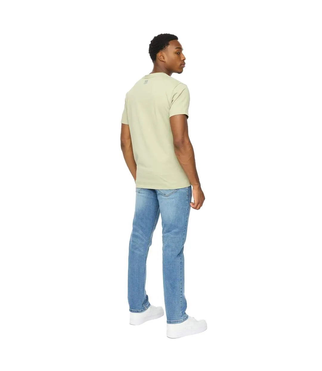 Mens Crytons Heavyweight T-shirt Sage Duck And Cover-3