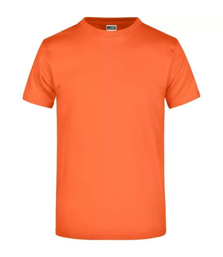 T-shirt Adulte Orange Foncé James And Nicholson