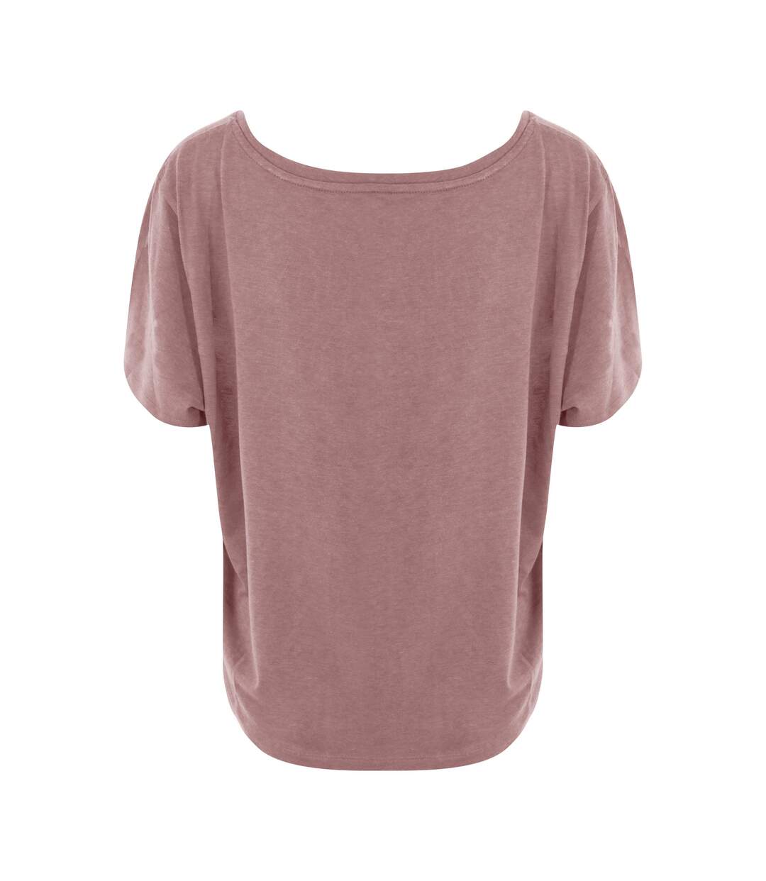 Ecologie Womens/Laides Daintree EcoViscose Cropped T-Shirt (Dusty Pink)
