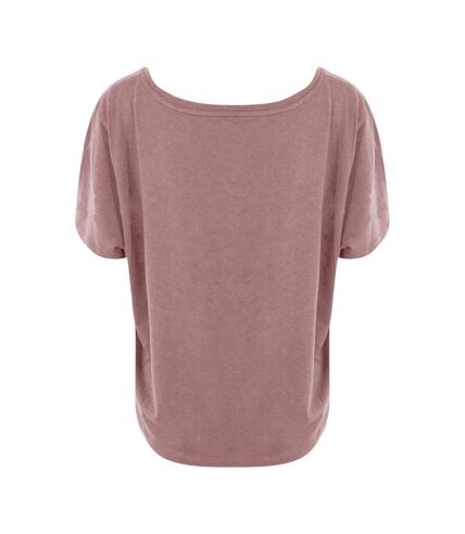 Ecologie Womens/Laides Daintree EcoViscose Cropped T-Shirt (Dusty Pink) - UTRW7669