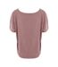 Ecologie Womens/Laides Daintree EcoViscose Cropped T-Shirt (Dusty Pink)