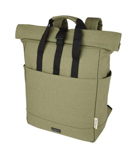 Joey Roll Top Canvas 3.9gal Laptop Backpack (Olive) (One Size) - UTPF4125