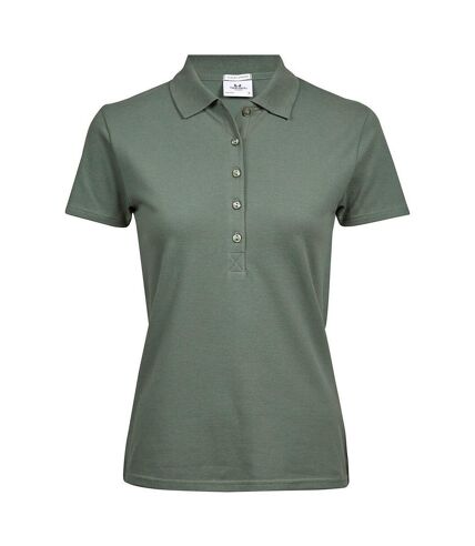 Polo manches courtes - Femme - 145 - vert feuille leaf