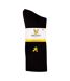 Pack Of 3  Mens Embroidered Logo Crew Socks  Black Lyle & Scott-3