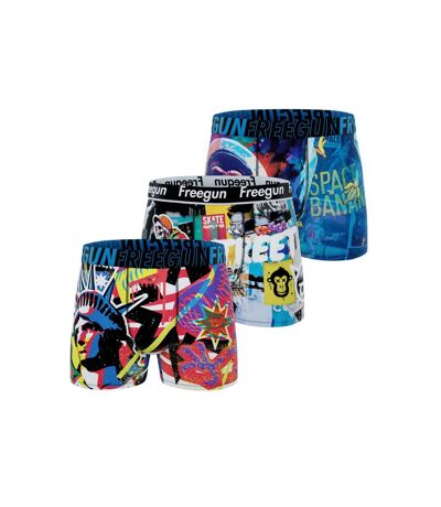 Lot de 3 boxers homme Pop Summer Art Freegun