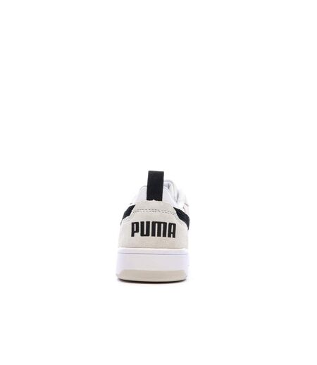 Baskets blanches/noires/beige mixte puma caven 2.0