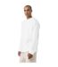 Unisex Adult Heavyweight Long-sleeved T-shirt White Bella + Canvas-3