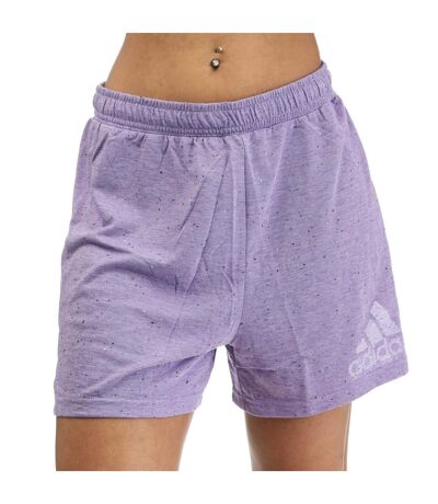 Womens/ladies future icons winners shorts violet Adidas