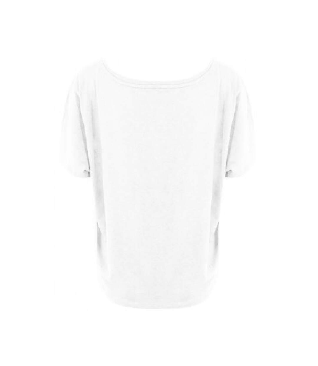 Womens/ladies daintree ecoviscose cropped t-shirt arctic white Ecologie-2