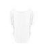 Womens/ladies daintree ecoviscose cropped t-shirt arctic white Ecologie-2