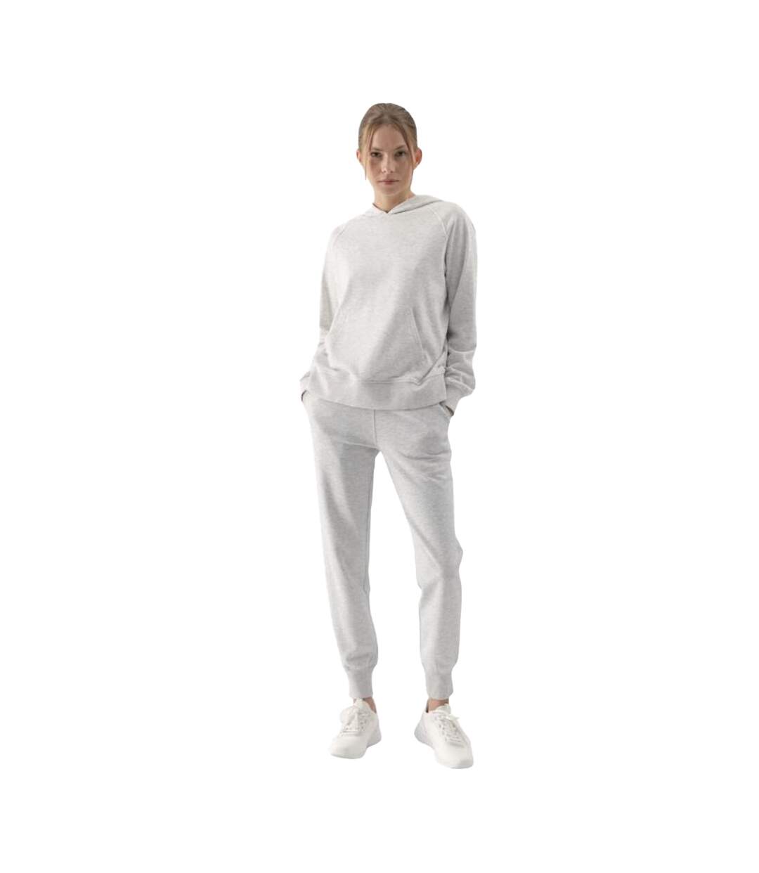 Pantalon De Jogging F0946 Femme Gris 4F-1