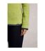 Womens/ladies beye grid eco friendly quarter zip fleece top tarragon Weird Fish-4