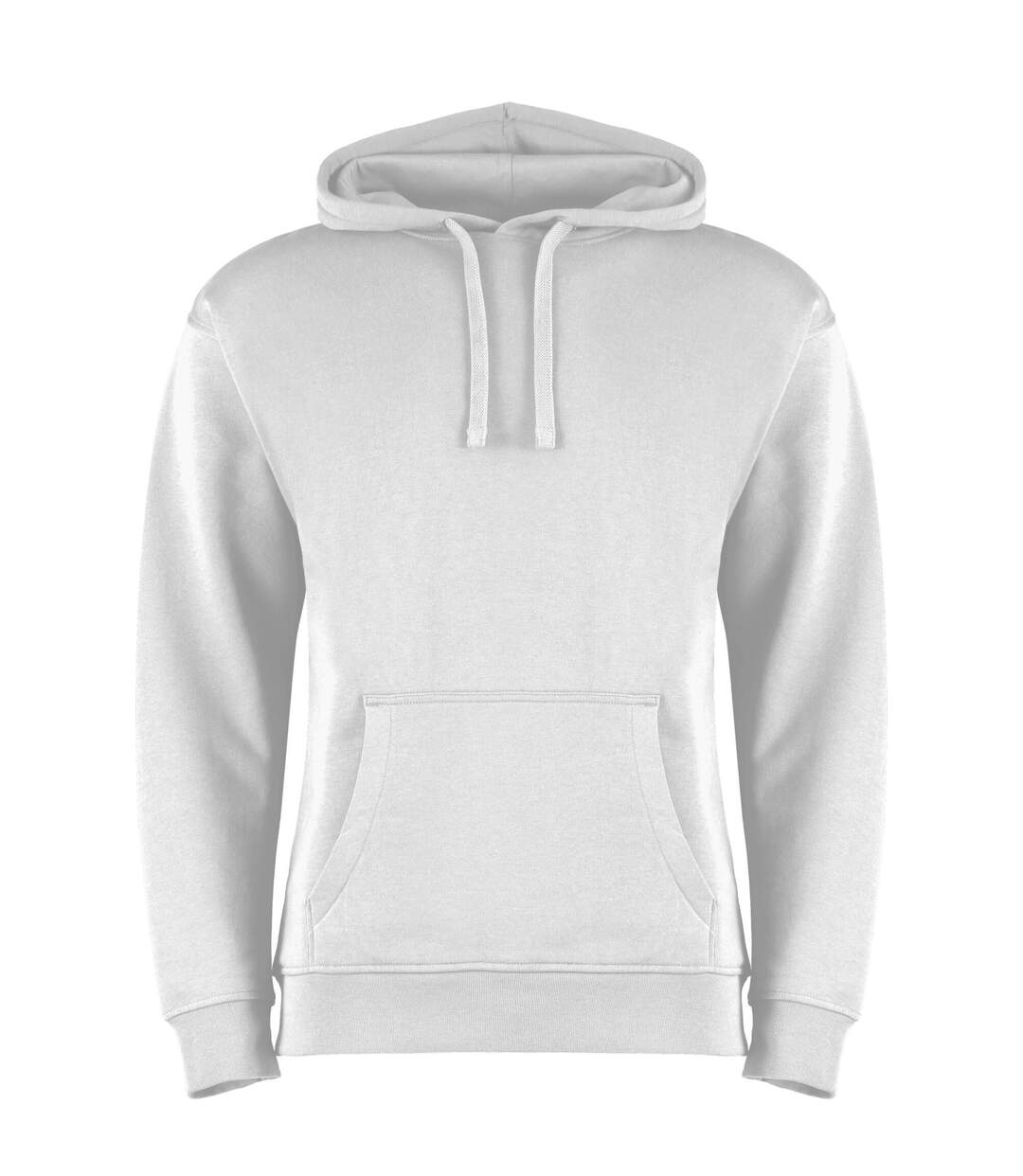 Sweat à capuche homme blanc Kustom Kit-1