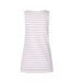 Débardeur Motif/style À Rayures Femme Rose Pâle Lazy Jacks-2