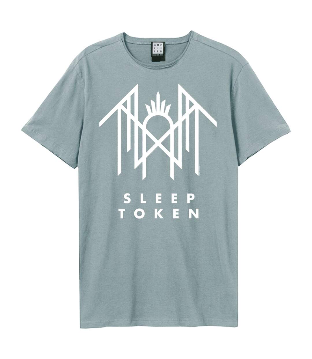 Unisex Adult Crystalina Logo Sleep Token T-shirt Strange Blue Amplified-1