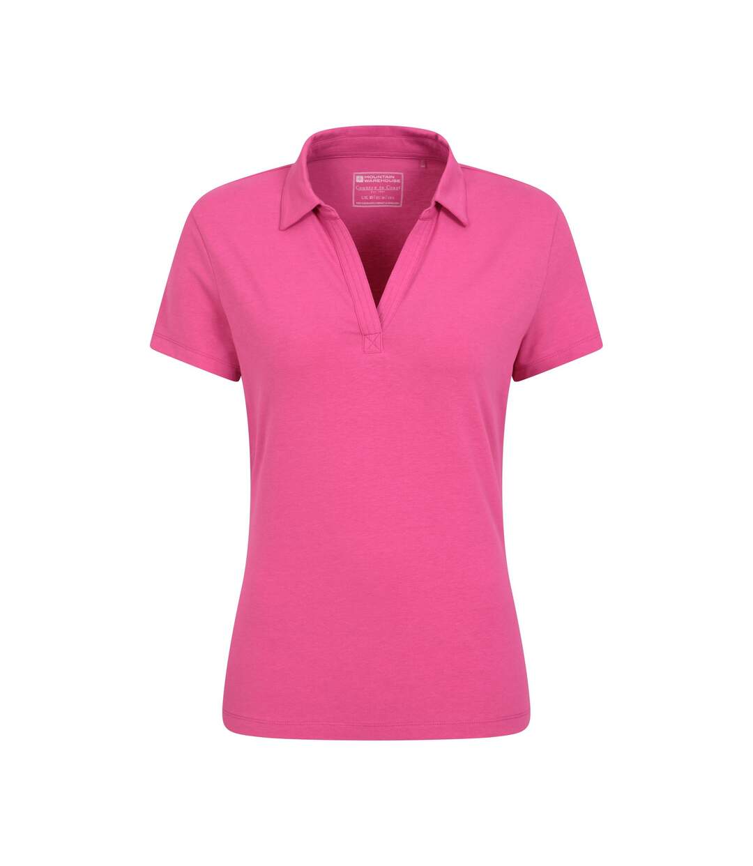 Polo Femme Rose Vif Mountain Warehouse-1