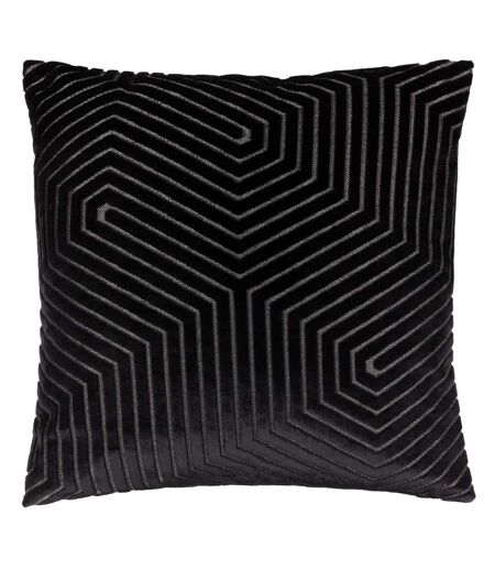 Housse de coussin evoke 45 cm x 45 cm noir Paoletti Paoletti