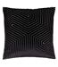 Housse de coussin evoke 45 cm x 45 cm noir Paoletti Paoletti