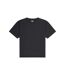 Womens/ladies idol relaxed fit t-shirt jet black Animal