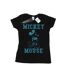Disney Femmes/Ladies - Mickey Mouse Distressed Kick Mono Cotton T-Shirt (Noir) - UTBI31883-1