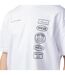 T-shirt Motif/style Badge 2.0 Homme Blanc Mercier-3