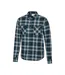 Chemise Manches Longues Motif/style À Carreaux Maine Homme Bleu De Gris À Carreaux Mountain Warehouse-3