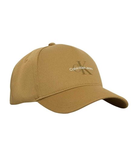 Casquette De Baseball Motif/style Monogramme Homme Kaki Calvin Klein