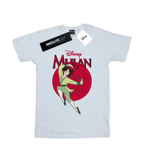 Disney - T-shirt MULAN DRAGON CIRCLE - Femme (Blanc) - UTBI17785