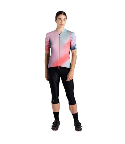 Womens/ladies Aep Stimulus Iii Gradient Cycling Jersey Multicoloured Dare 2B