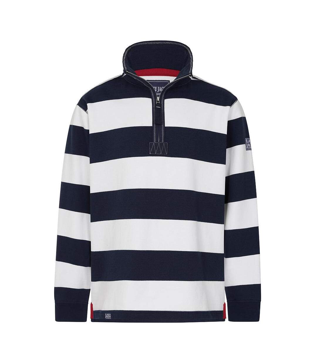 Sweat Motif/style Rayé Homme Marine Lazy Jacks-2