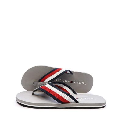 Tongs grises homme tommy hilfiger coprorate - 40