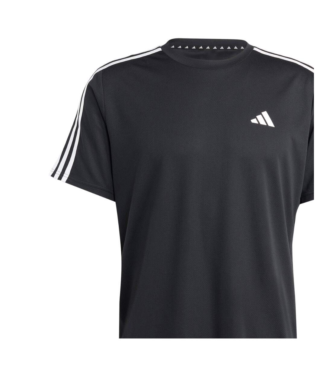 T-shirt Entraînement Motif/style 3 Rayures Essentials Homme Noir Adidas-3