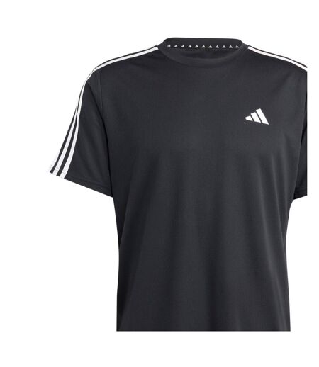 T-shirt Entraînement Motif/style 3 Rayures Essentials Homme Noir Adidas