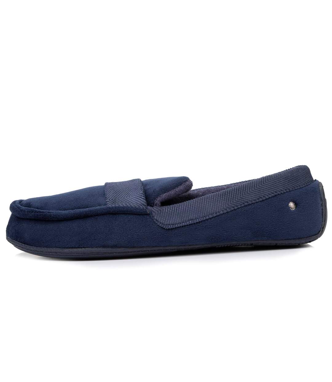 Isotoner Chaussons Mocassins homme ultra confortables et légers semelle gomme-4