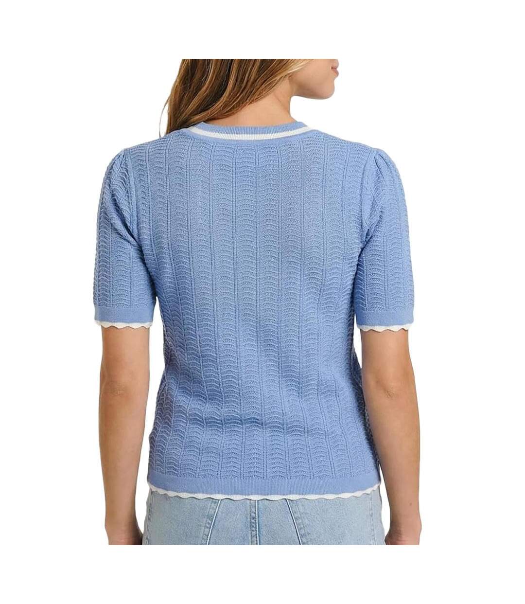 Pull bleu femme morgan mseoul-2