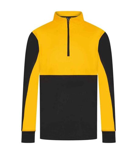 Haut De Survêtement Adulte Noir Jaune Or Finden & Hales