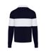 Polo sweat clyde adulte bleu marine / blanc Elevate Elevate