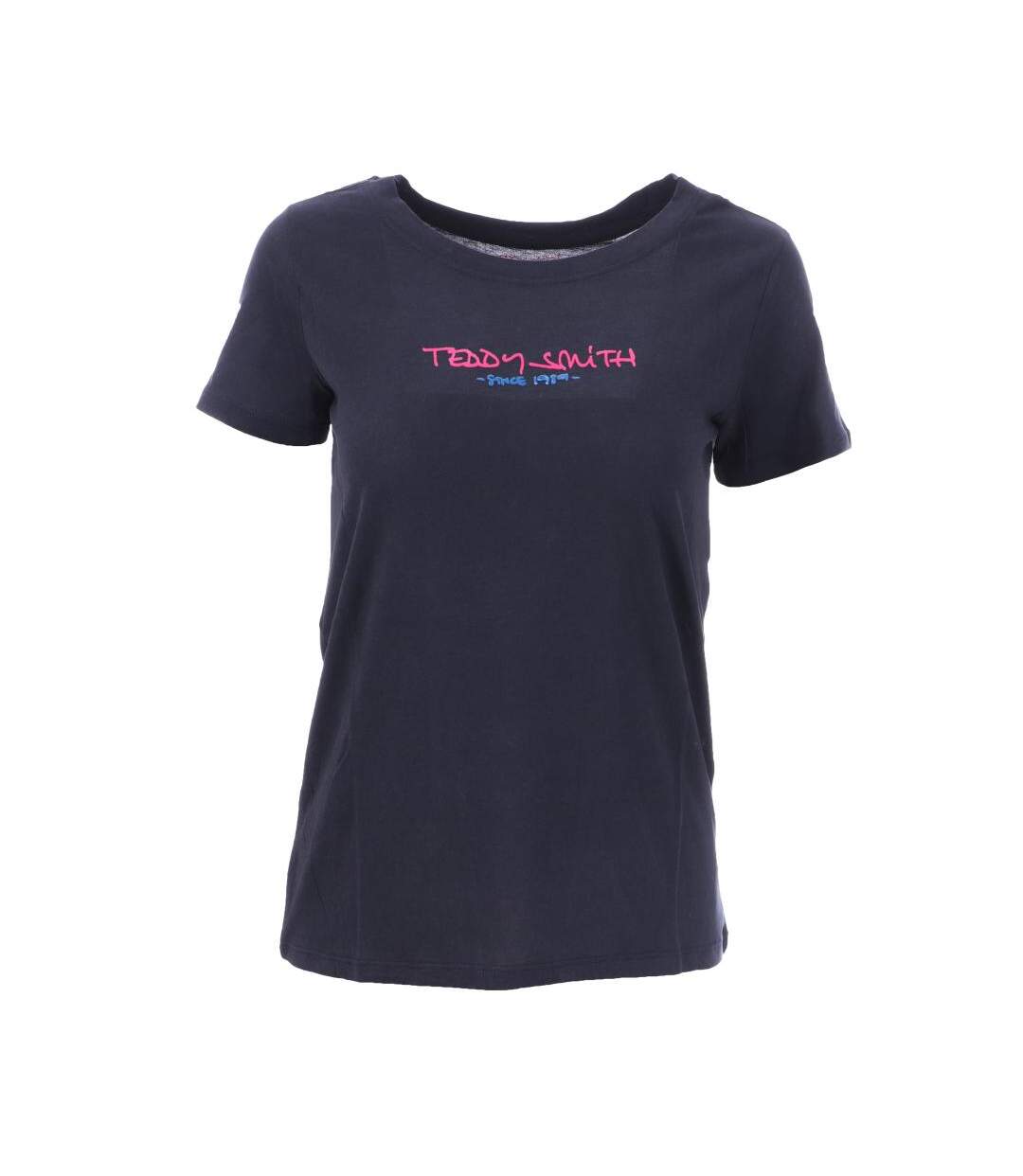 T-Shirt Marine Femme Teddy Smith TICIA - XS-1