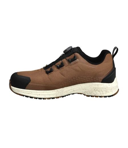 Mens Footwear Customised Logo Safety Shoes Nut Brown Mascot