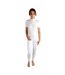 Womens/ladies roka royal breeches white/rose gold HyFASHION