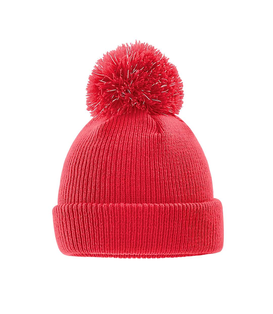 Bonnet enfant rouge vif Beechfield-2