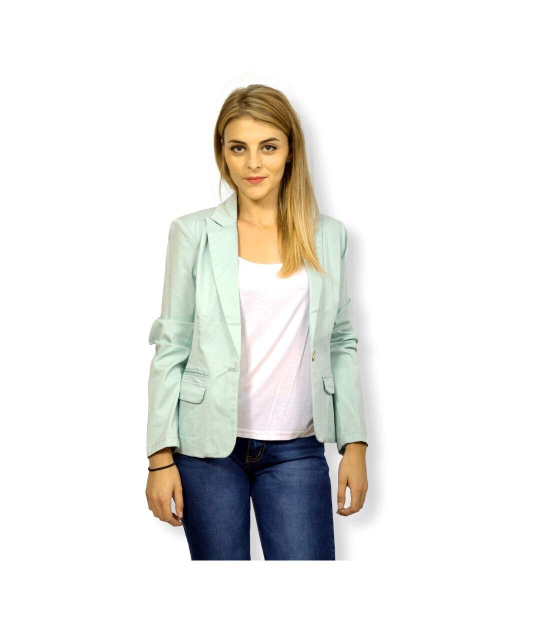 Veste femme manches longues casual - coupe ajustée