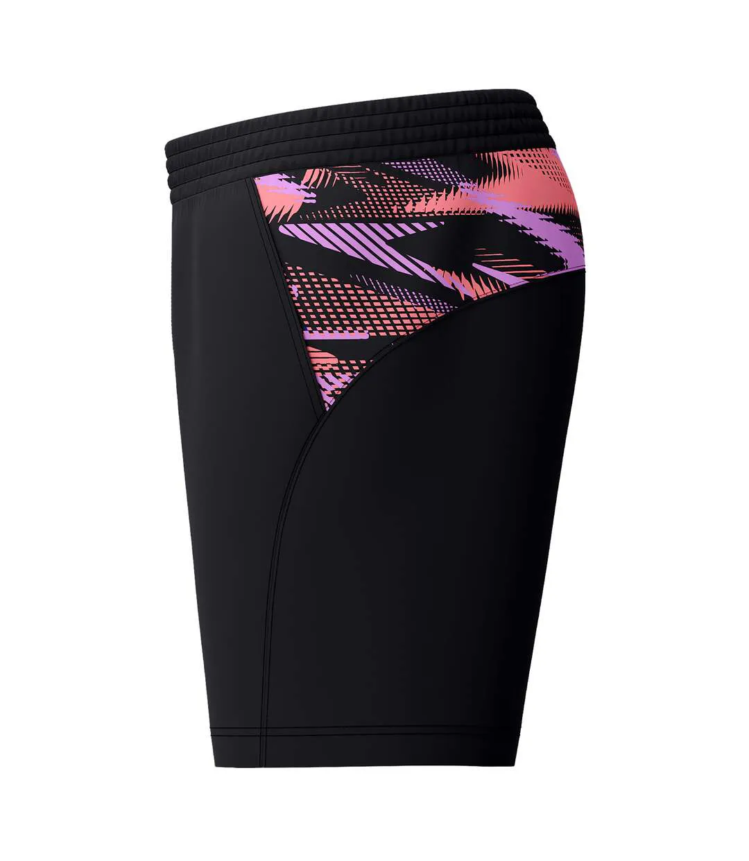 Mens Xpress Lite Panel Swim Shorts Black Purple Speedo-4