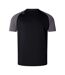 Mens Elite Training T-shirt Black Magnolia Marl Canterbury-2