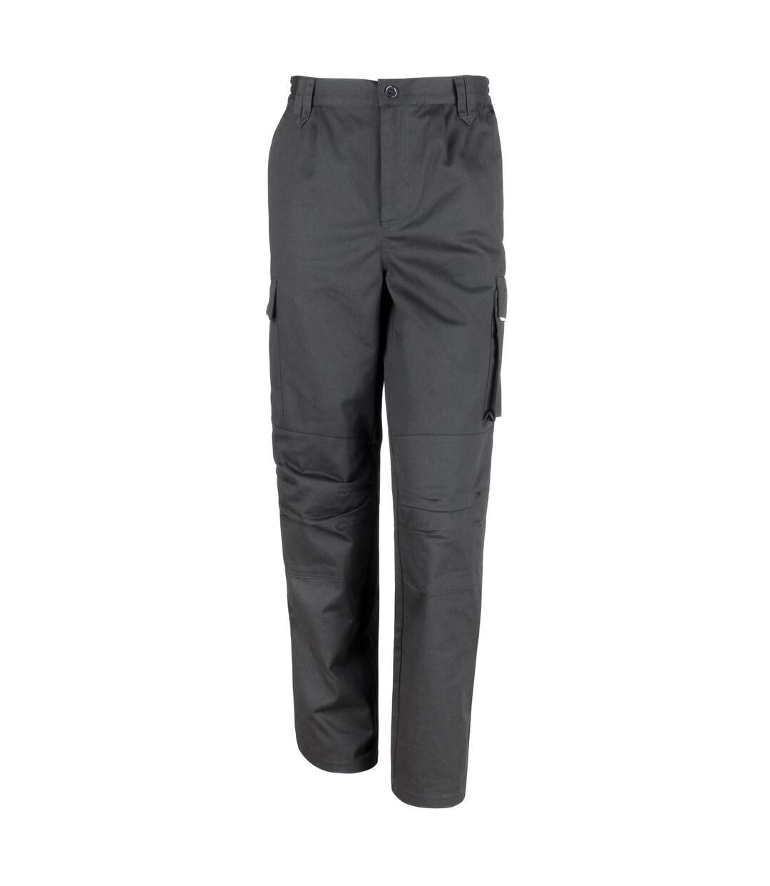 Mens Action Long Trousers Black WORK-GUARD By Result-2