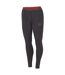 Mens elite hybrid jogging bottoms black/cherry tomato Umbro-1