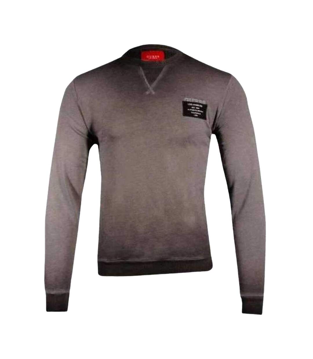 Sweat Motif/style Logo Homme Gris Guess-1